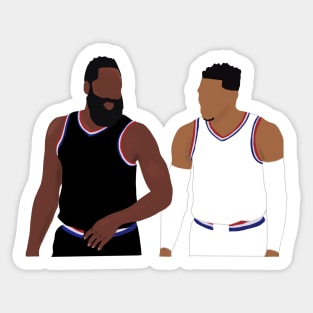 James Harden and Russell Westbrook All-Star Sticker